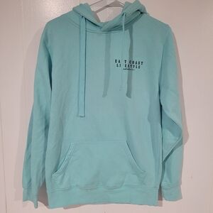 East Coast Lifestyle Womwn's Light Blue Hoodie Size Small